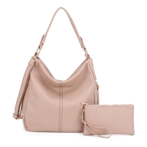 Effie Taupe 2 in 1 Hobo Bag Set