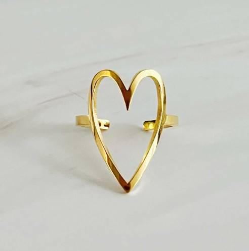 Open Heart Lovely Ring