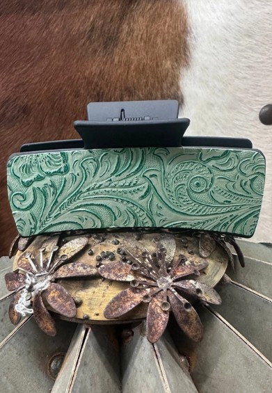 Cowgirl Tooled Hair Clip