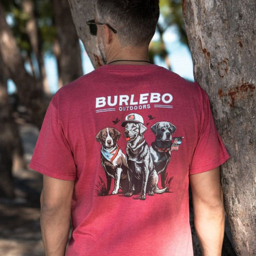 Burlebo American Dogs Heather Crimson Tee