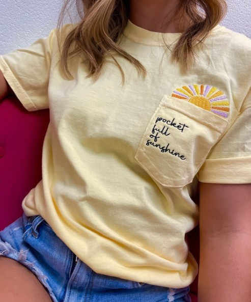 Pocket Full of Sunshine Comfort Color Tee