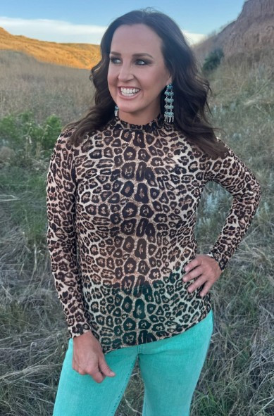 Hear Me Roar Mesh Top