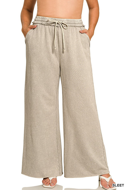 Sleet Washed French Terry Plus Sweatpants