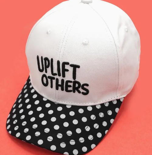 Uplift Others Polka-dot Brim Hat