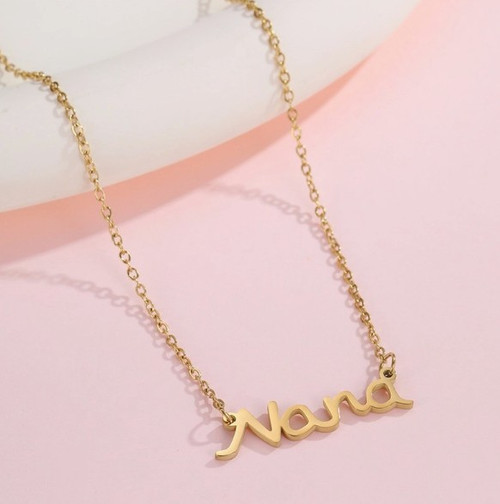 Nana Gold Pendant Necklace