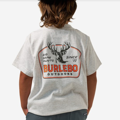 Burlebo Big Game Hunts Oatmeal Youth Tee