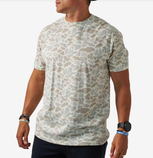 Burlebo Classic Deer Camo Vintage Washed Tee