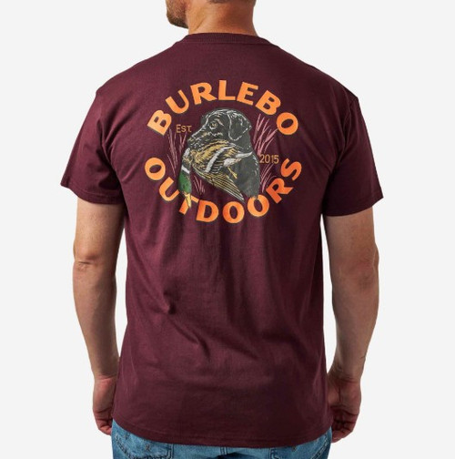 Burlebo Duck Down Maroon Tee