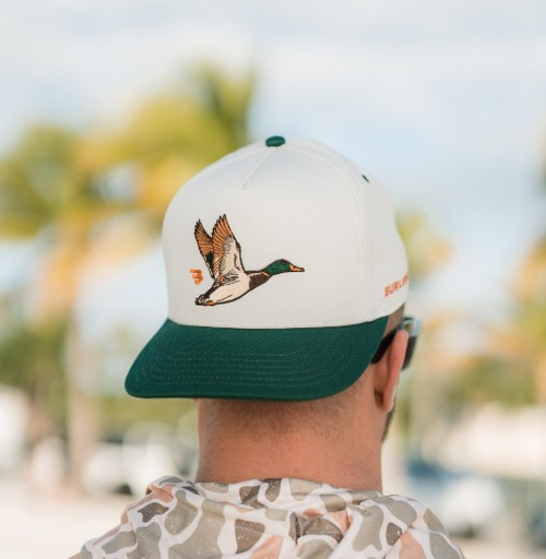 Burlebo Flying Duck Green & Cream Cap