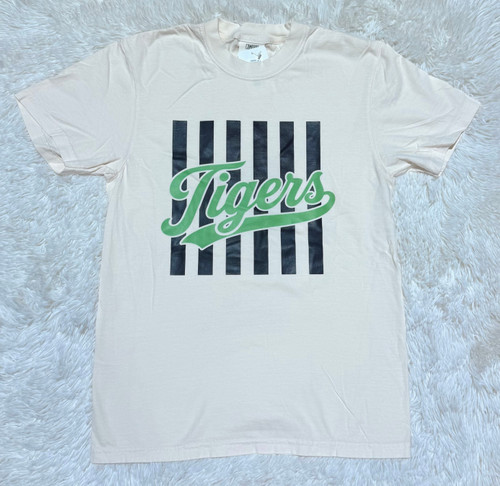 Tigers Stripe Ivory Comfort Color Tee