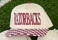 Razorbacks Red Checkered Hat
