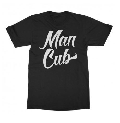 Man Cub Black Tee