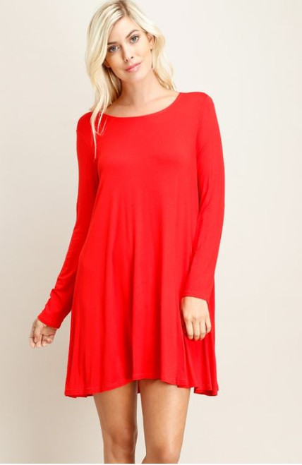 Red Tunic Dress