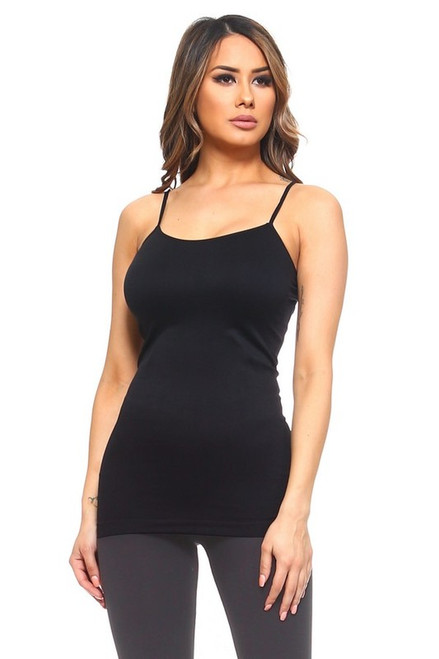 Black One Size Tank Top