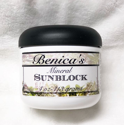 Benica's Mineral Sunblock