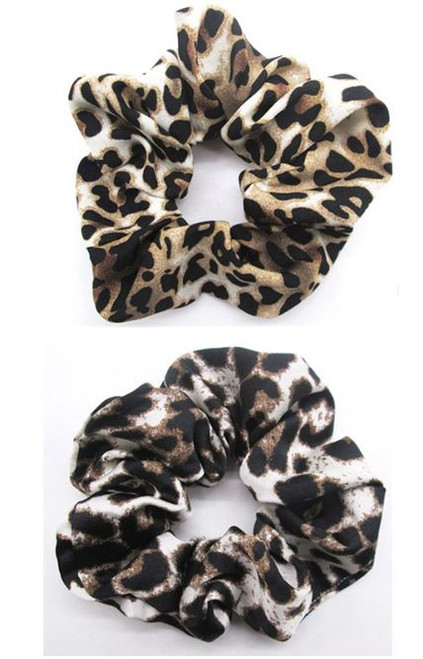 Leopard Print Scrunchie