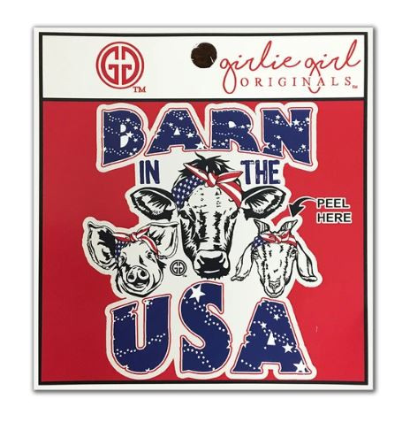 Barn in the USA Decal