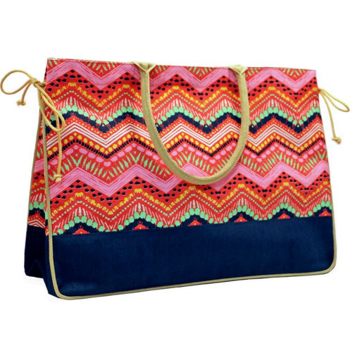 Southern Couture Wave Break Jute Tote