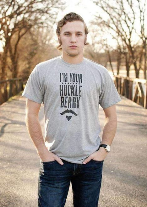 I'm Your Huckleberry Grey Tee