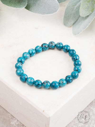Bluegreen Jade Natural Stone Bracelet