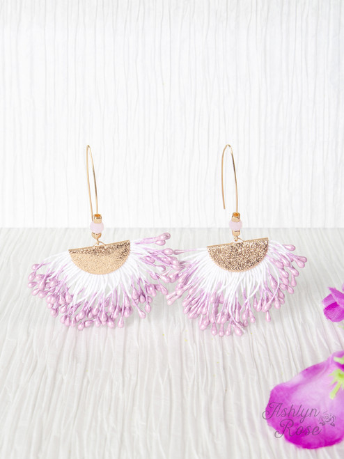 It's Fun Time Purple Earrings