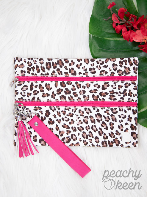 Snap Crackle Pink Double Zipper Versi Bag