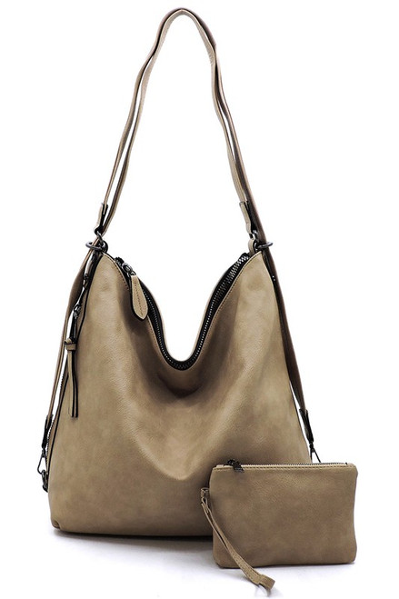 Sand 2-piece Convertible Backpack Bag