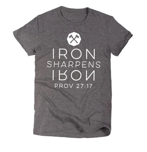 Iron Sharpens Iron Dark Grey Tee