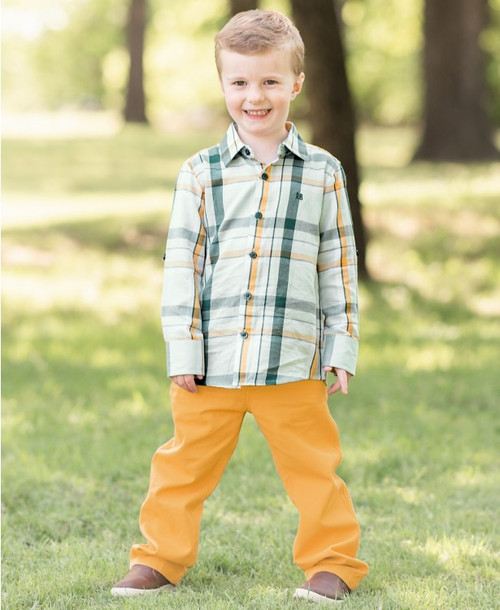 RuggedButts Aspen Plaid Button Down Shirt