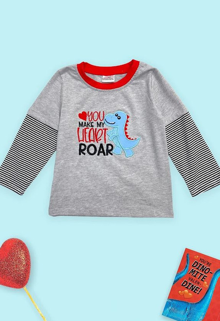 Boys' You Make My Heart Roar Tee
