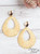 Woven Dreams Beige Earrings