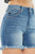 KanCan Kenna Medium Wash Frayed Shorts