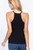 Black Seamless Halter Tank Top