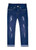 Girls' Blueberry Distressed Denim Jeans