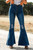 Dolly Dark Wash Distressed Flare Jeans