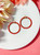 Bunch of Hoopla Red Earrings