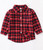 Boys' Black & Red Plaid Flannel Shirt