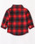 Boys' Red & Grey Plaid Flannel Shirt