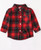 Boys' Red & Grey Plaid Flannel Shirt
