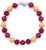 Girls' Mustard & Maroon Chunky Necklace