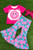 Pink Smiley Face Bell Bottoms Set