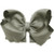 7.5" Dark Grey Rhinestone Hairbow