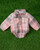 Pink & Grey Plaid Flannel Baby Shacket