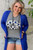 TX True Threads Royal Blue Cardigan