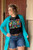 TX True Threads Turquoise Cardigan