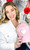 Chenille Heart Pink Hat