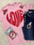 Love Heart Light Pink Girls' Tee