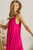 Hot Pink Halter Maxi Dress