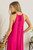 Hot Pink Halter Maxi Dress