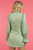 Sage Smocked Mini Dress